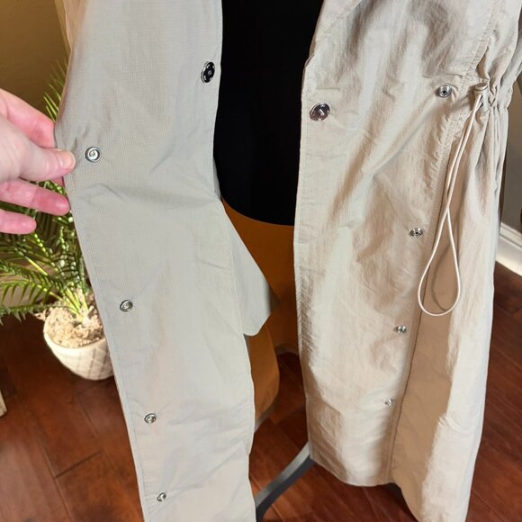 NWT Womens All In Motion Tan Trenchcoat Raincoat, Size XXL - Picture 6 of 9